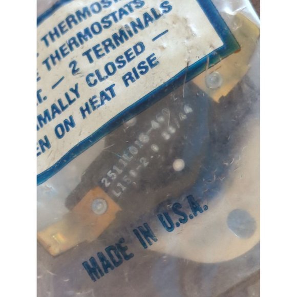 Universal Whirlpool GE Maytag Kenmore Napco Dryer Control Thermostat L150-2 - Picture 4 of 4
